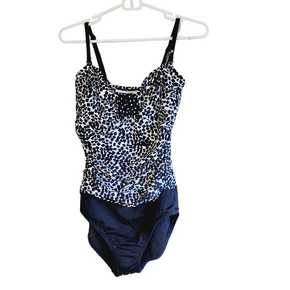24th & Ocean rushed swimsuit NWOT - Picture 1 of 5